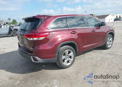 2017 Toyota Highlander Limited from USA, damaged, VIN 5TDYZRFH5HS221354